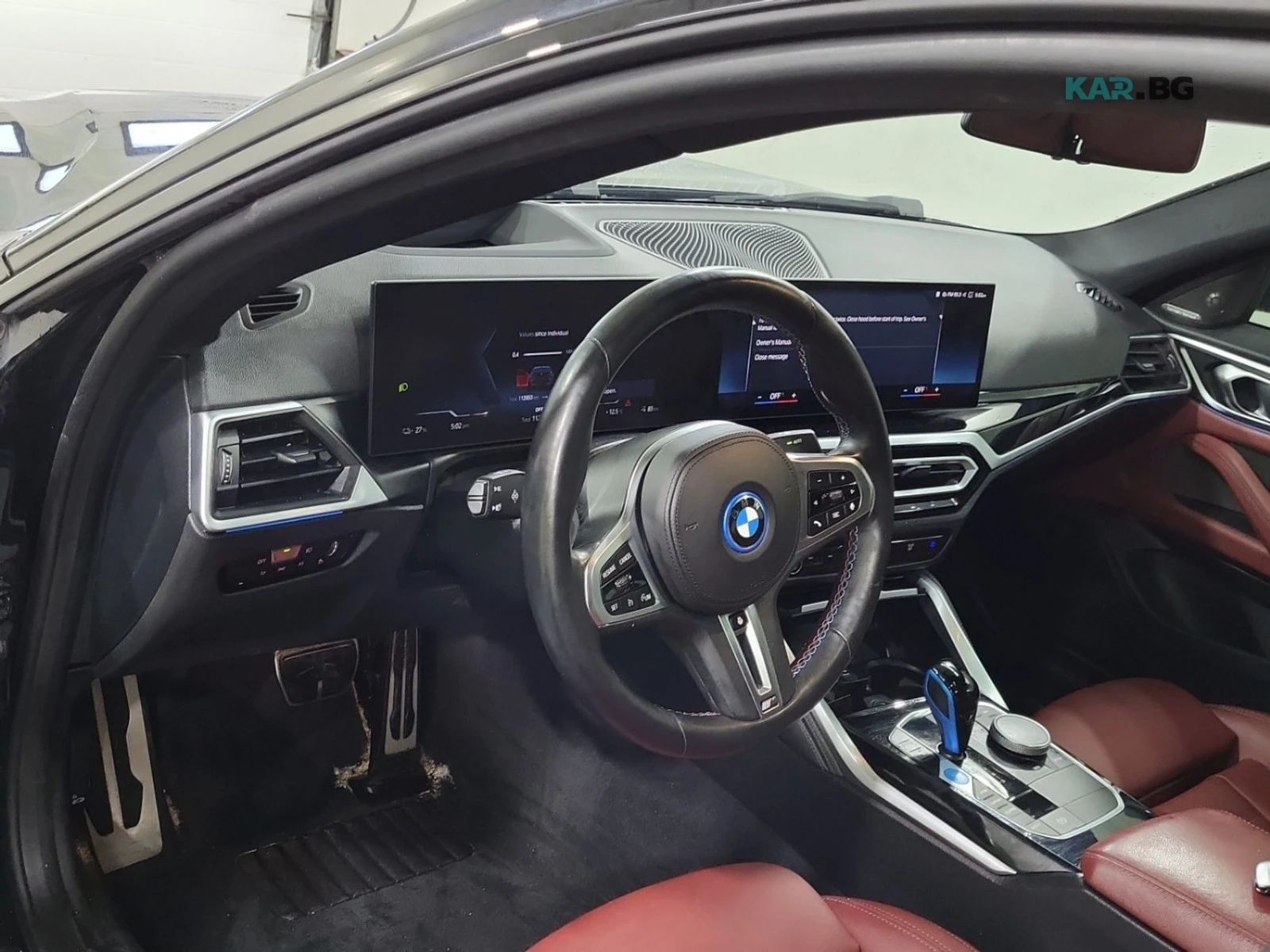 BMW i4 * M50* XDRIVE* КОЖА* ПОДГРЕВ* КАМЕРА* HEAD-UP* ПАН, снимка 10 - Автомобили и джипове - 54925144