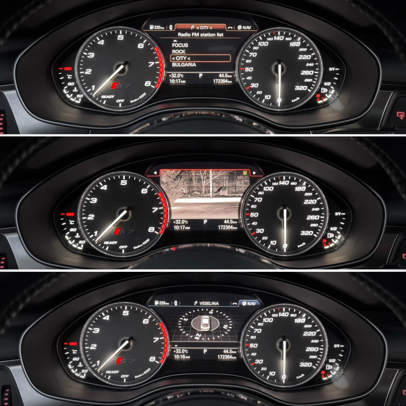 Audi S7 4.0 V8/ CARBON/ MATRIX/ B&O/ NIGHT VISION/ 360 CAM, снимка 15 - Автомобили и джипове - 56105160