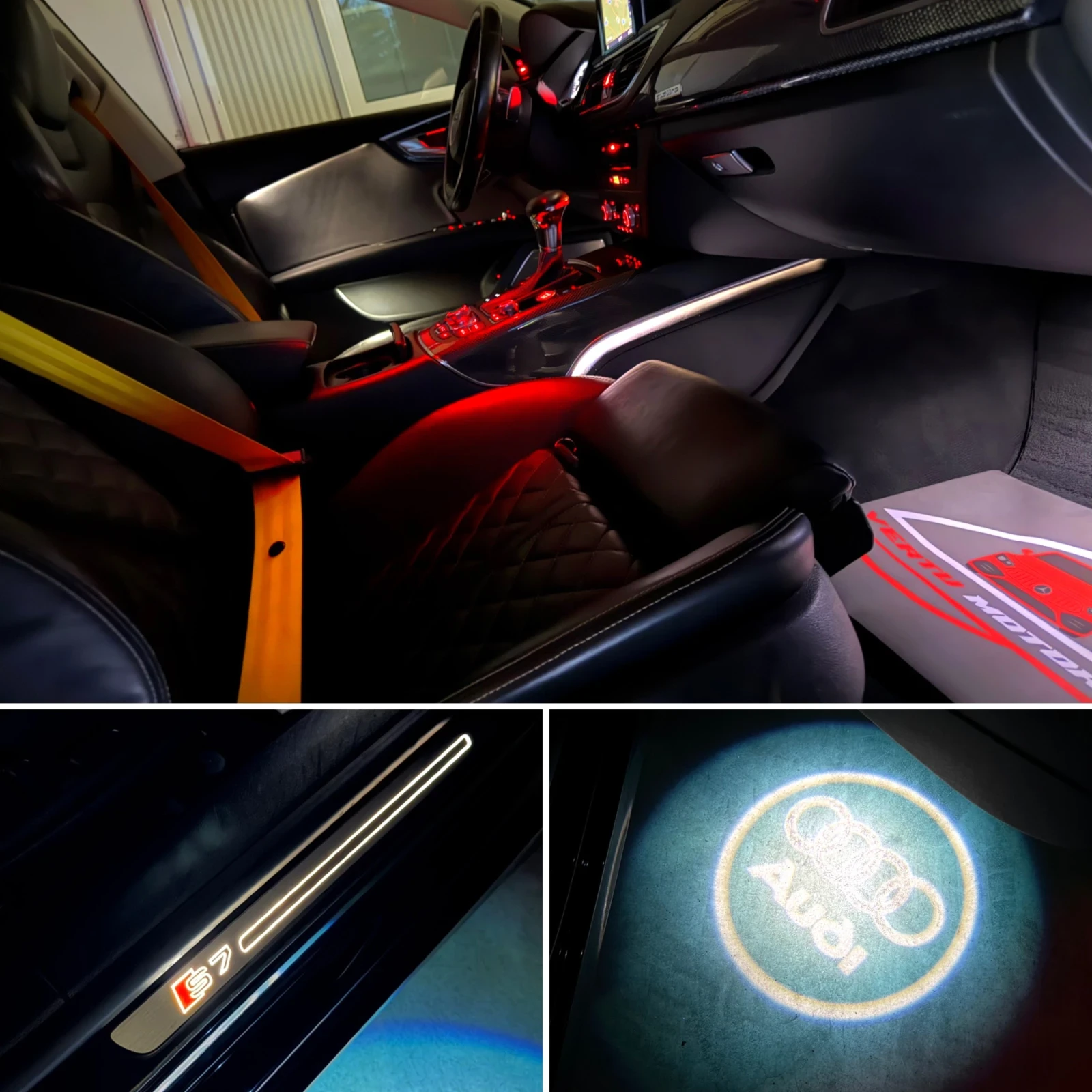 Audi S7 4.0 V8/ CARBON/ MATRIX/ B&O/ NIGHT VISION/ 360 CAM, снимка 14 - Автомобили и джипове - 56105160