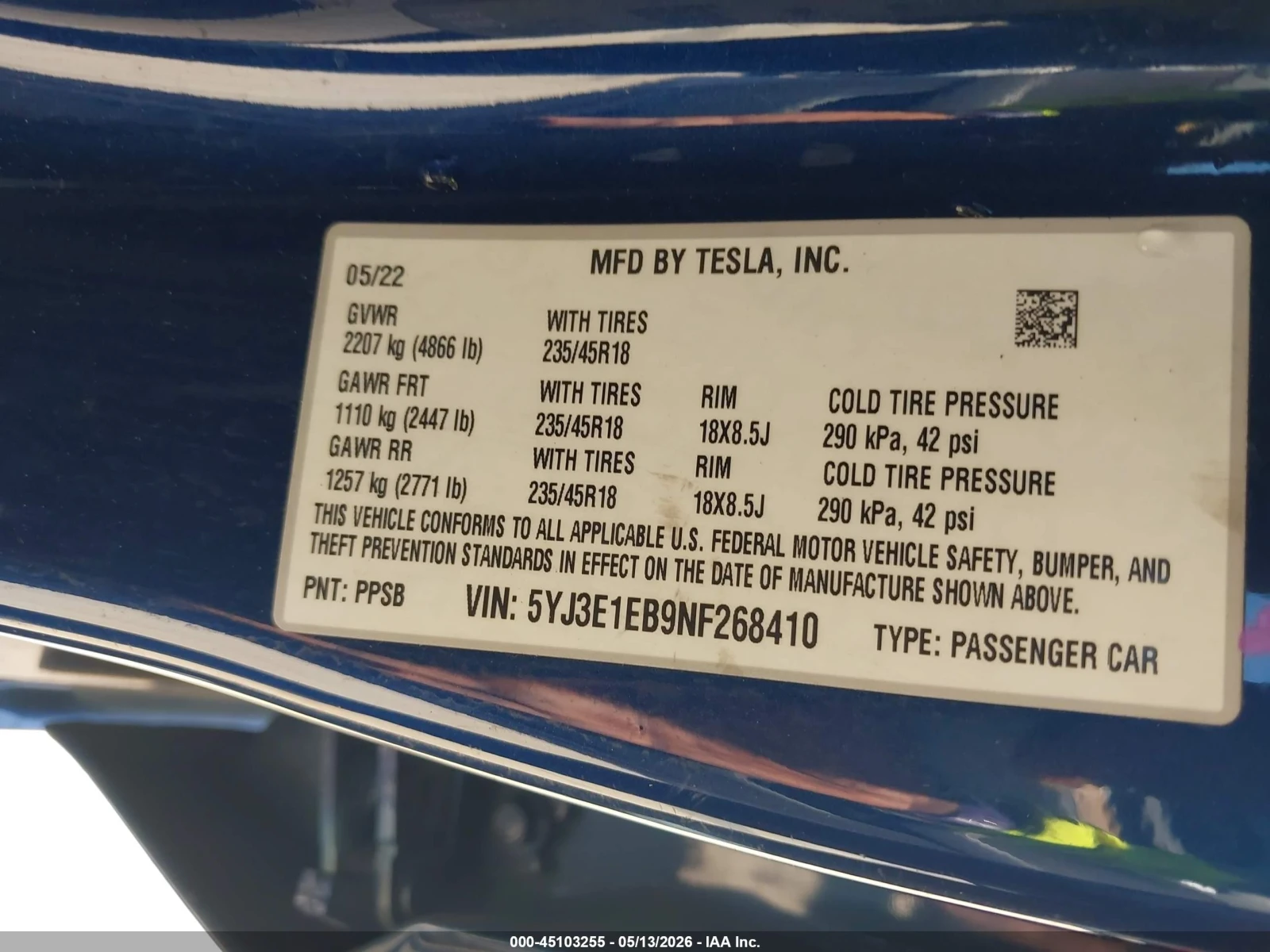 Tesla Model 3 Long Range Dual Motor All-Wheel Drive, снимка 9 - Автомобили и джипове - 54662598