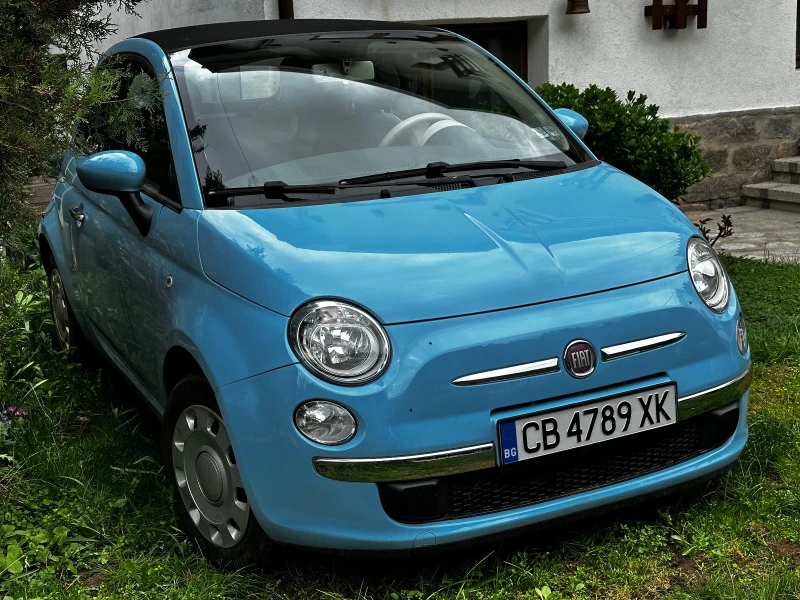 Fiat 500 Cabrio, снимка 2 - Автомобили и джипове - 47548346