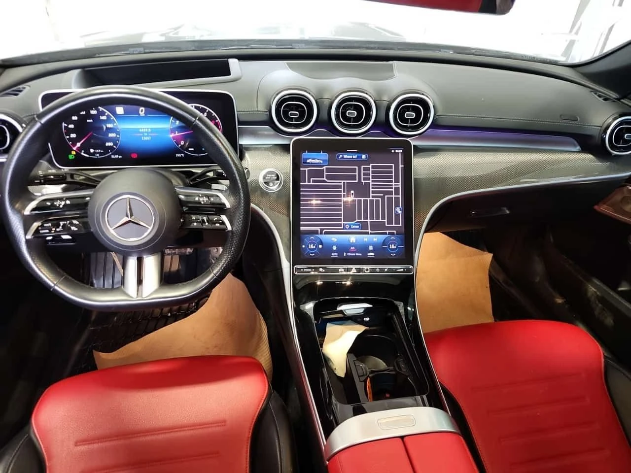 Mercedes-Benz C 300 | 360 КАМЕРИ| HEAD-UP| PANO| AMBIENT| , снимка 10 - Автомобили и джипове - 54422529