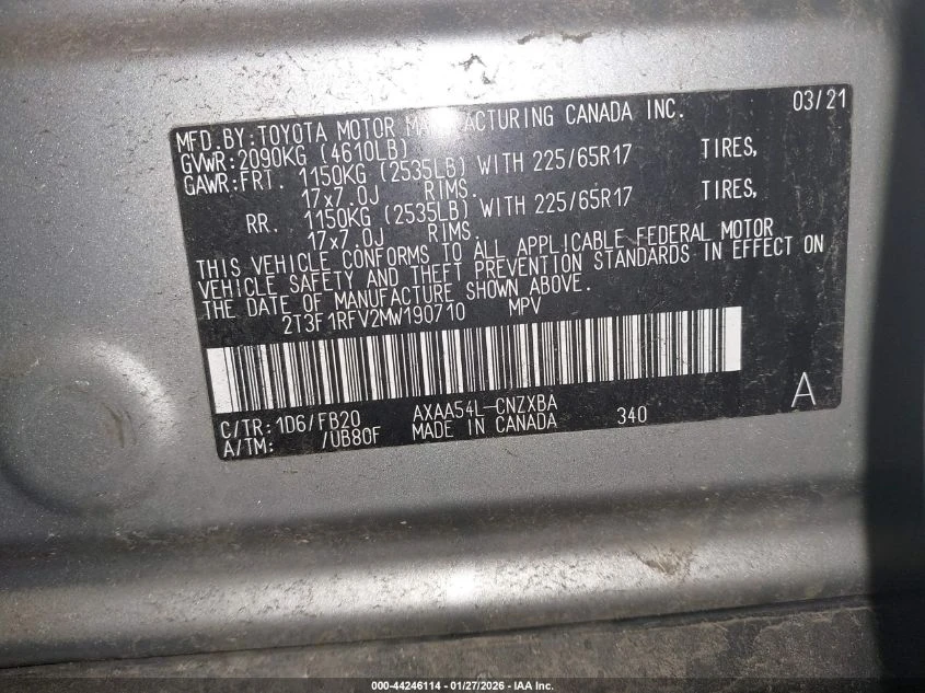 Toyota Rav4 2.5l Le - изображение 9