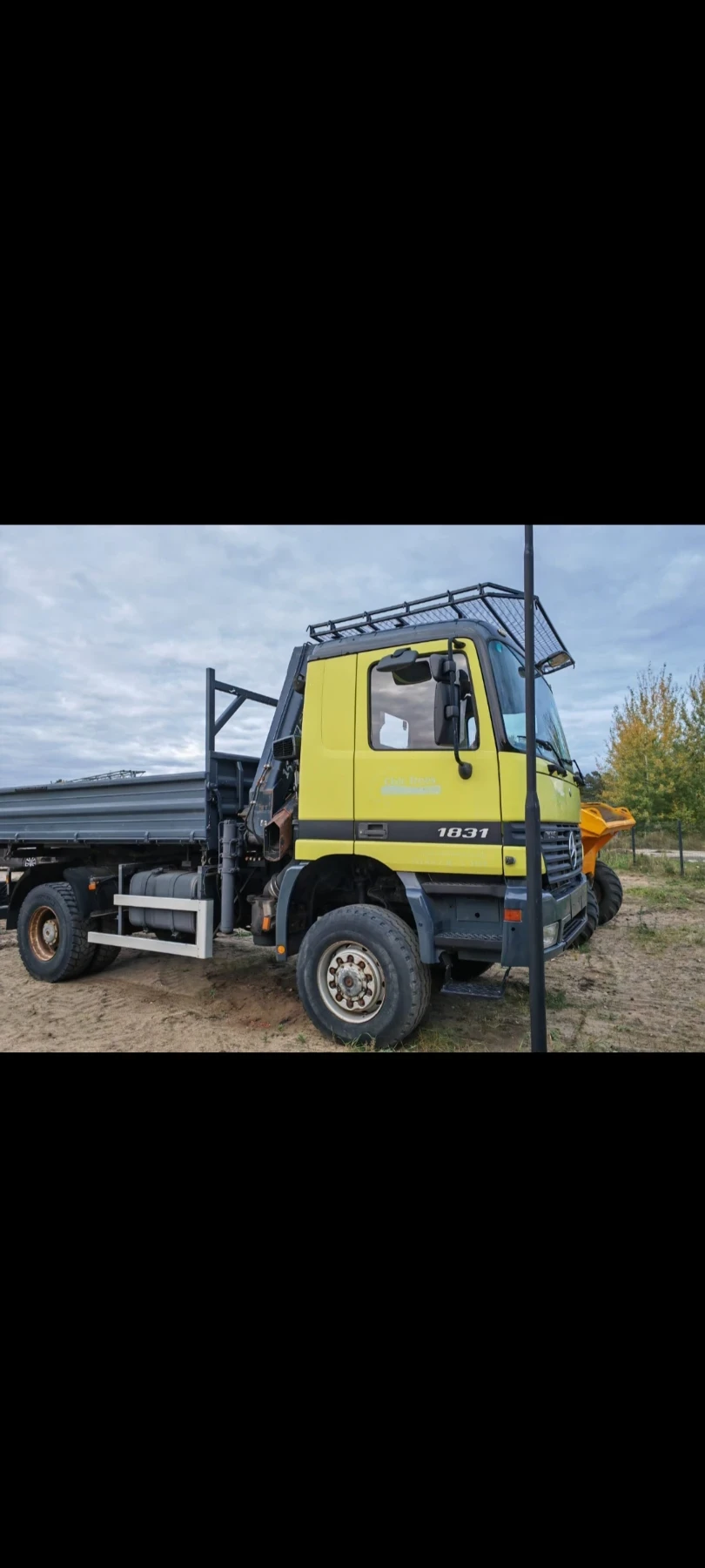 Mercedes-Benz 1831 4x4 Кран - изображение 3