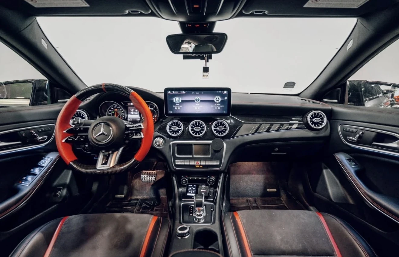 Mercedes-Benz CLA 45 AMG S 60k$ Tuning CARFAX, снимка 8 - Автомобили и джипове - 54778075