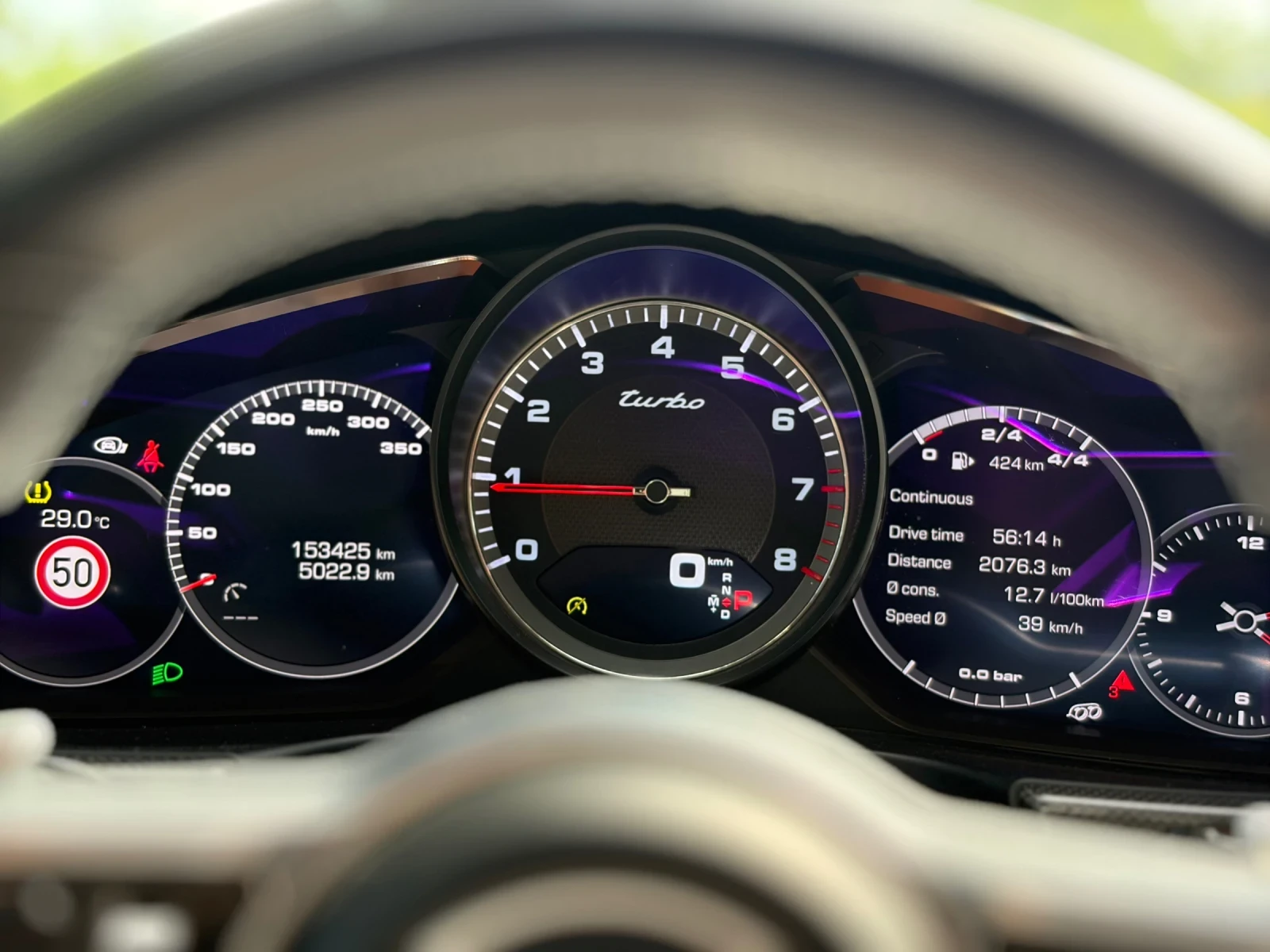 Porsche Panamera Turbo / 550 к.с/ 100% Реален пробег, снимка 17 - Автомобили и джипове - 54899701