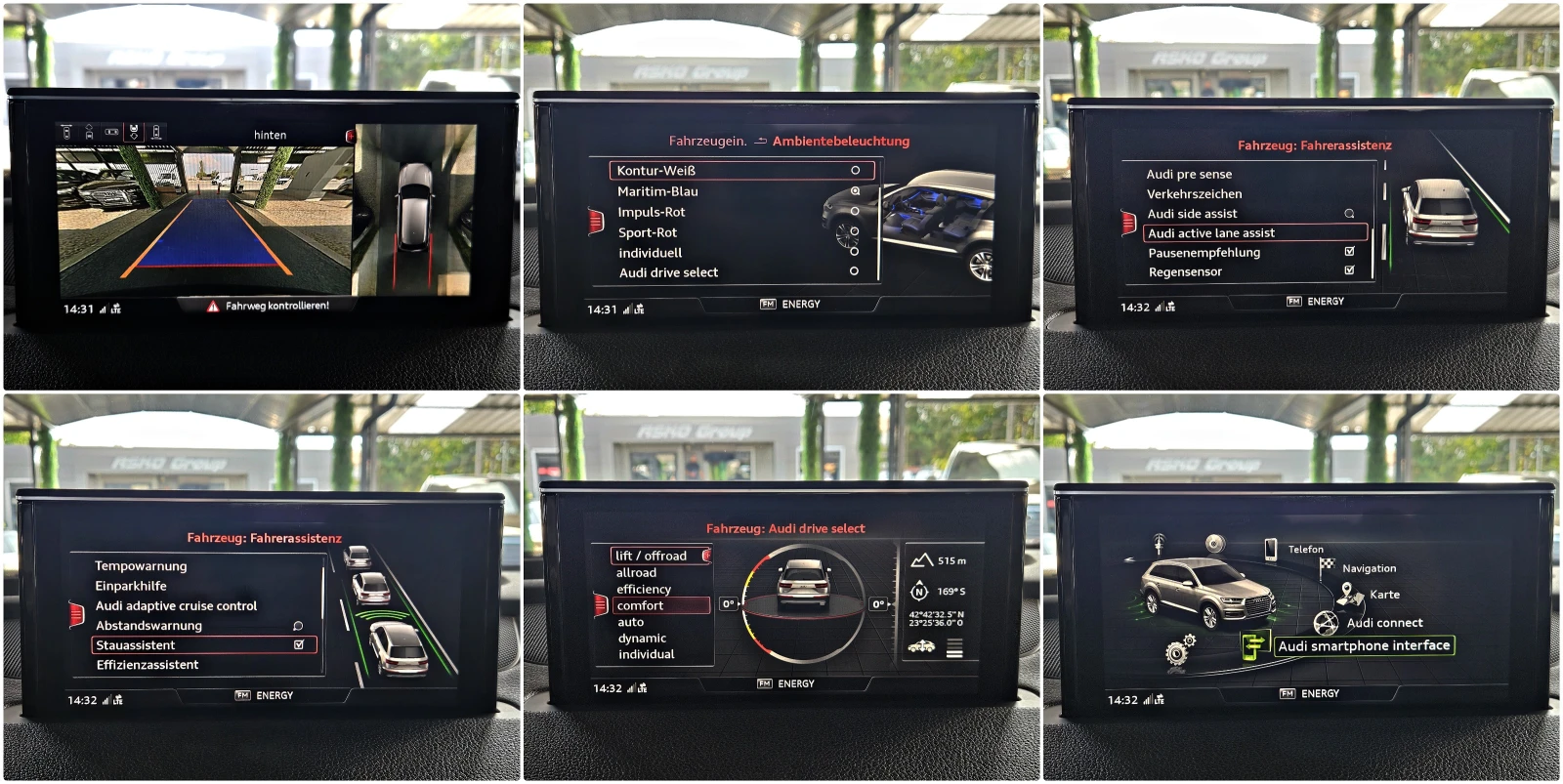 Audi SQ7 S-LINE/PANO/DISTR/360CAM/САМОПАРКИРАНЕ/ПОДГРЕВ/AMB, снимка 14 - Автомобили и джипове - 56022417