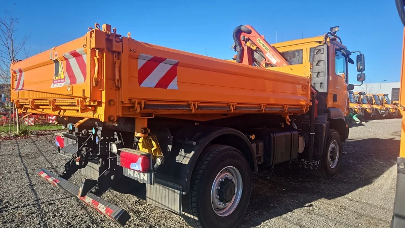 Man Tgm Самосвал с кран 4х4 , снимка 4 - Камиони - 52718256