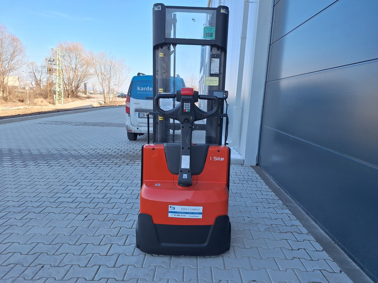 Електрокар Toyota SWE120L, снимка 4 - Индустриална техника - 53864674