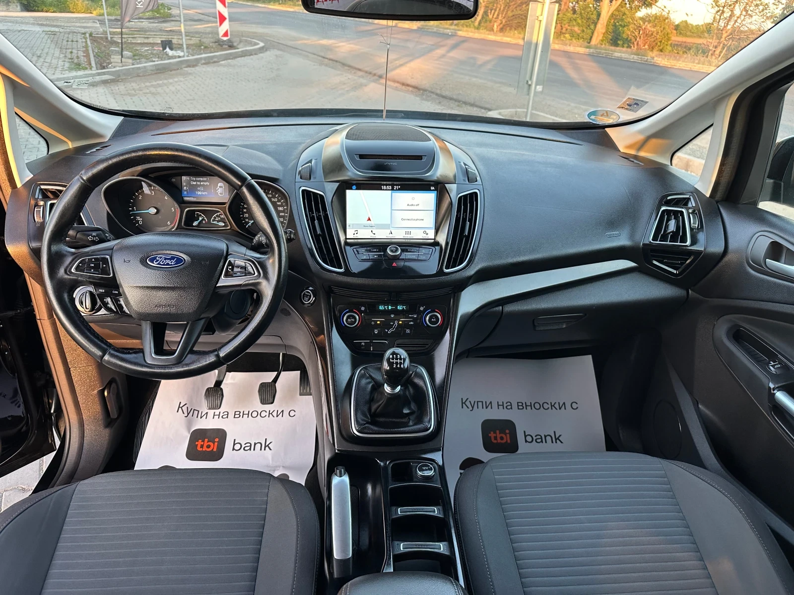 Ford C-max 1.6hdi 99к.с Euro6 Led Navi, снимка 12 - Автомобили и джипове - 52632422