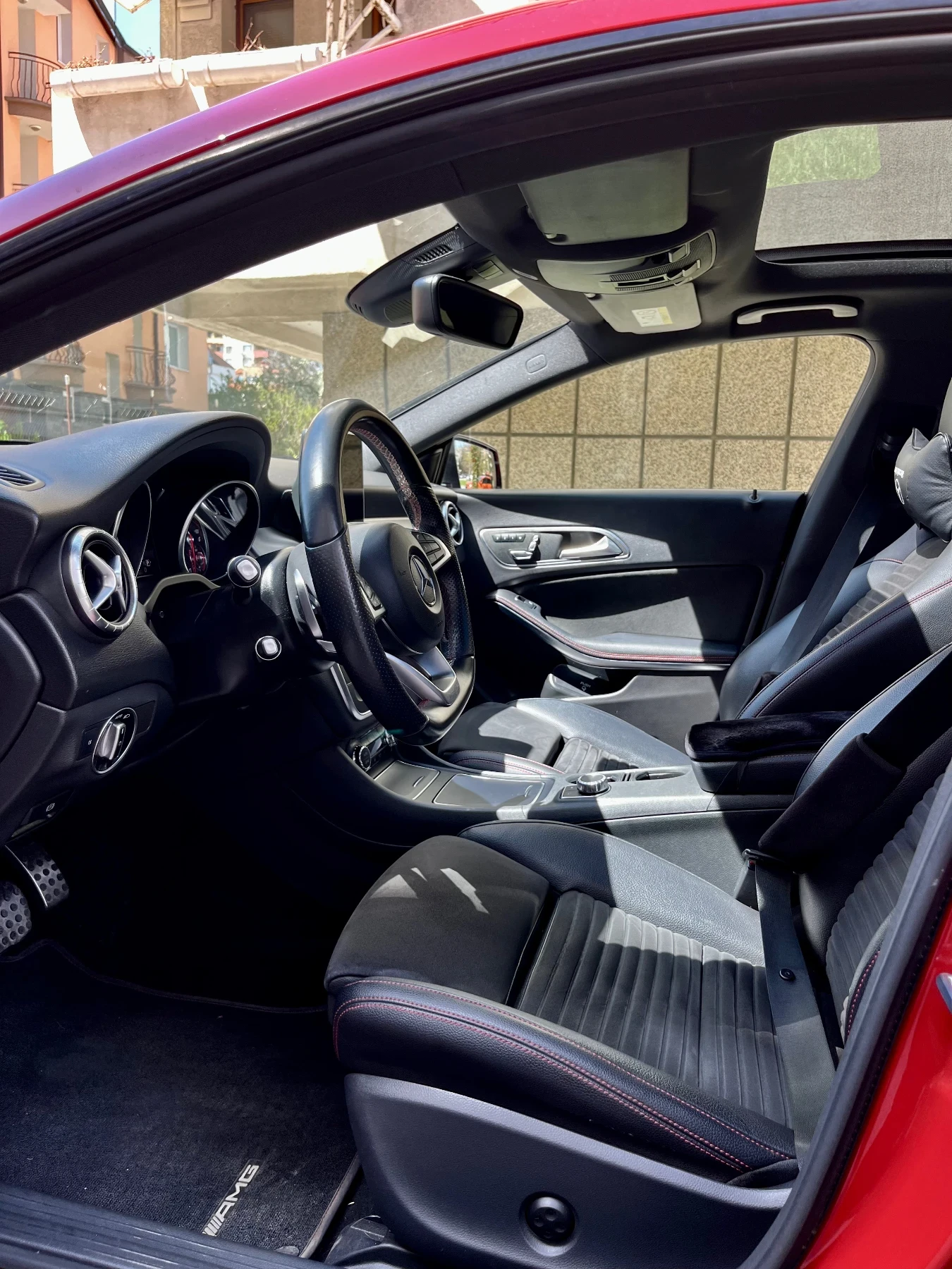 Mercedes-Benz CLA 220 /AMG/4x4/PANORAMA/KAMERA/NAVI/FULL, снимка 15 - Автомобили и джипове - 54227368