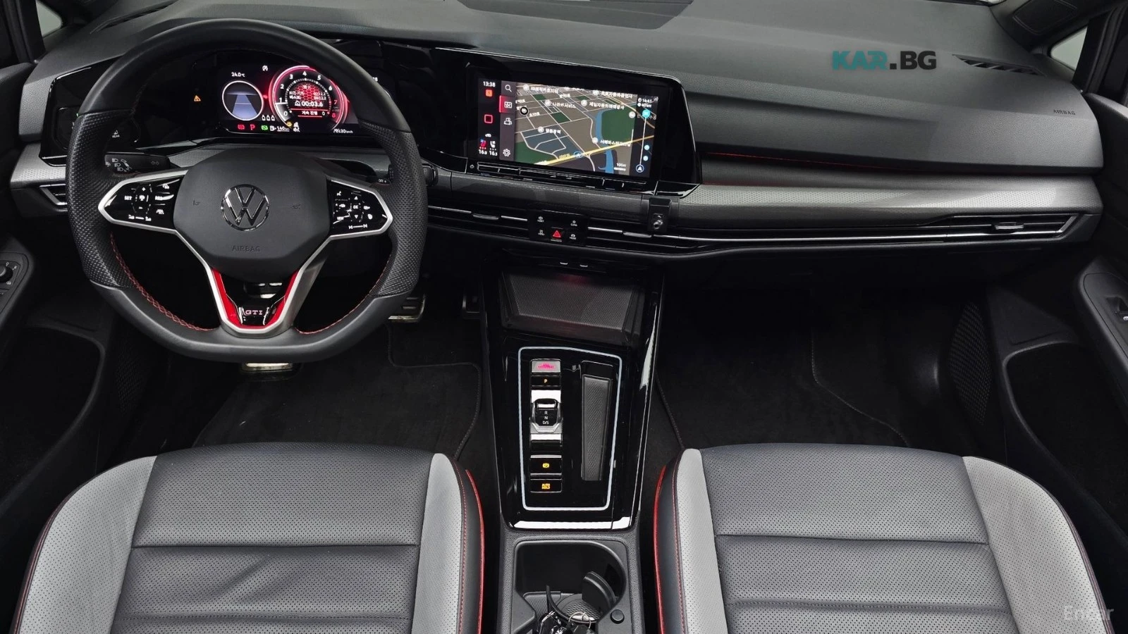 VW Golf 8* 2.0* GTI* ДИСТРОНИК* ПОДГРЕВ* ОБДУХВАНЕ* HUD* , снимка 5 - Автомобили и джипове - 55311162
