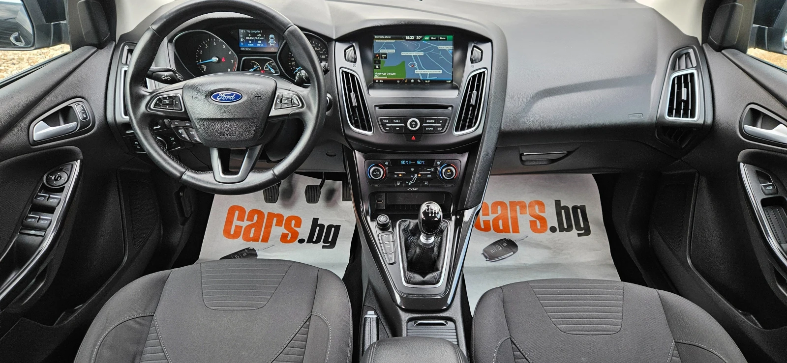 Ford Focus 1, 0i-TУРБО-125кс* 12.2016г* НАВИ* LED* ТОП СЪСТОЯ - изображение 9