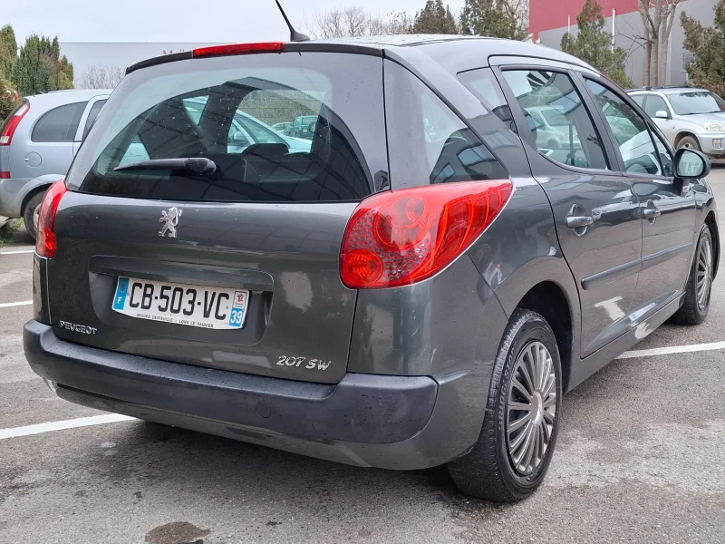 Peugeot 207 1.6HDI 90hp * КЛИМАТИК * FRANCE * , снимка 3 - Автомобили и джипове - 48427090