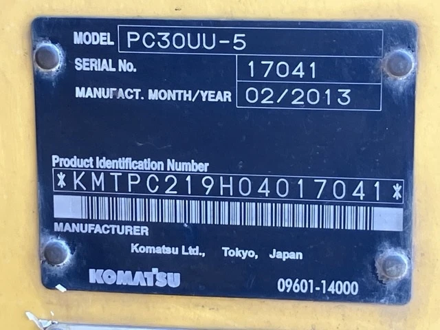 Багер Komatsu PC30UU / ПЕРФЕКТЕН / ОЧАКВАН ВНОС - изображение 8