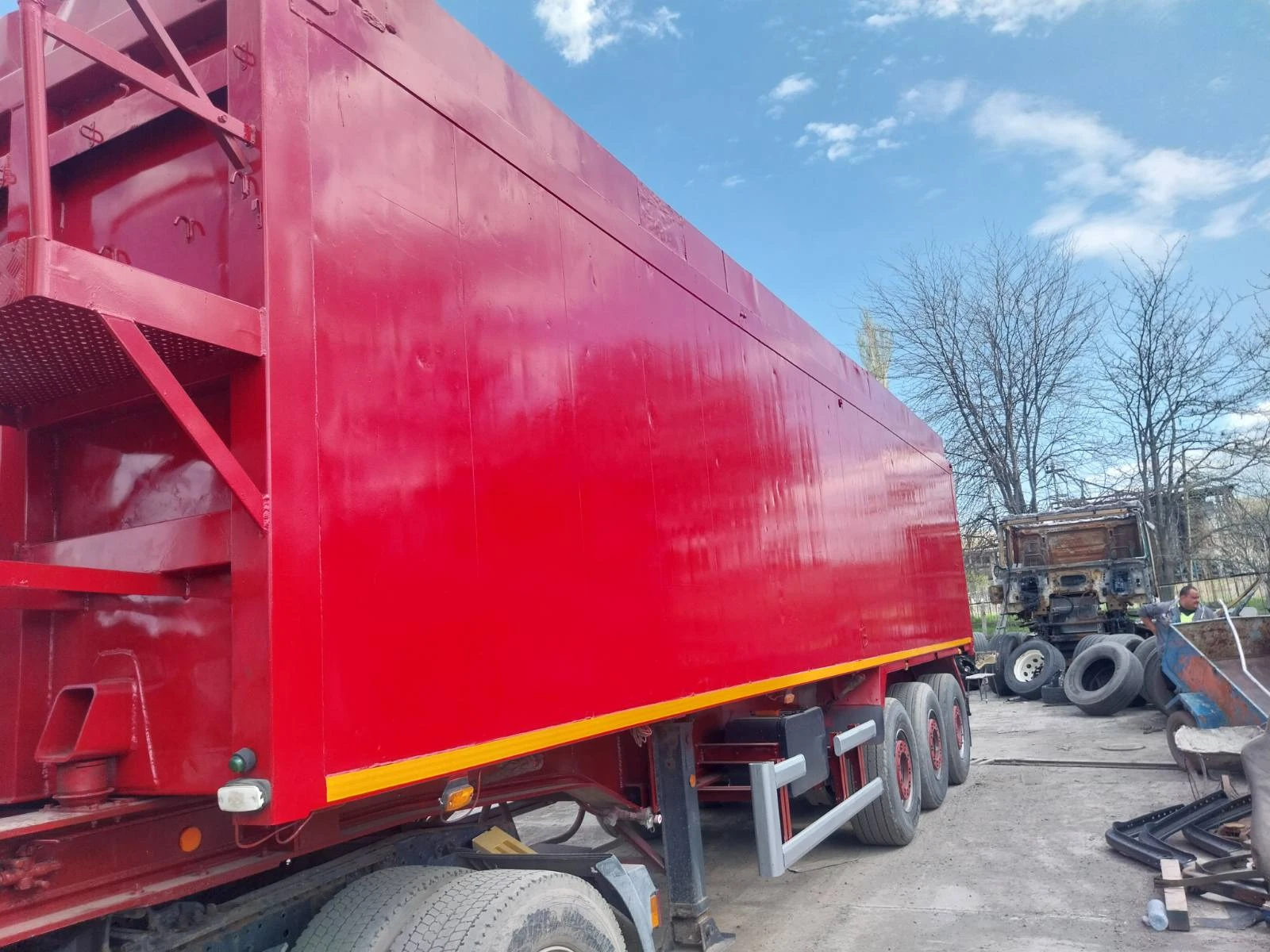 Полуремарке Stas 039 3 FAK, снимка 3 - Ремаркета - 54257940