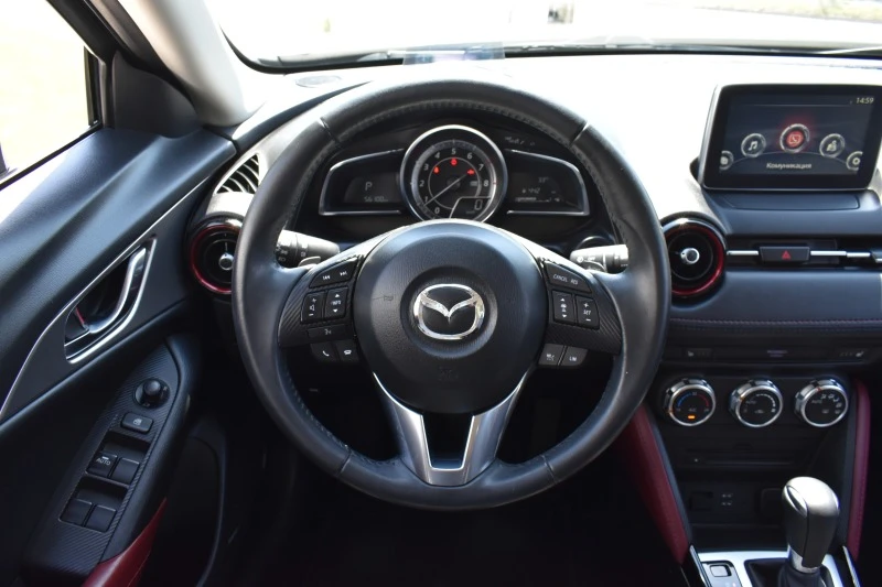 Mazda СХ-3 2.0i* SKYACTIV* FULL* DISSTRON* LINE* CAMERA, снимка 14 - Автомобили и джипове - 46363794