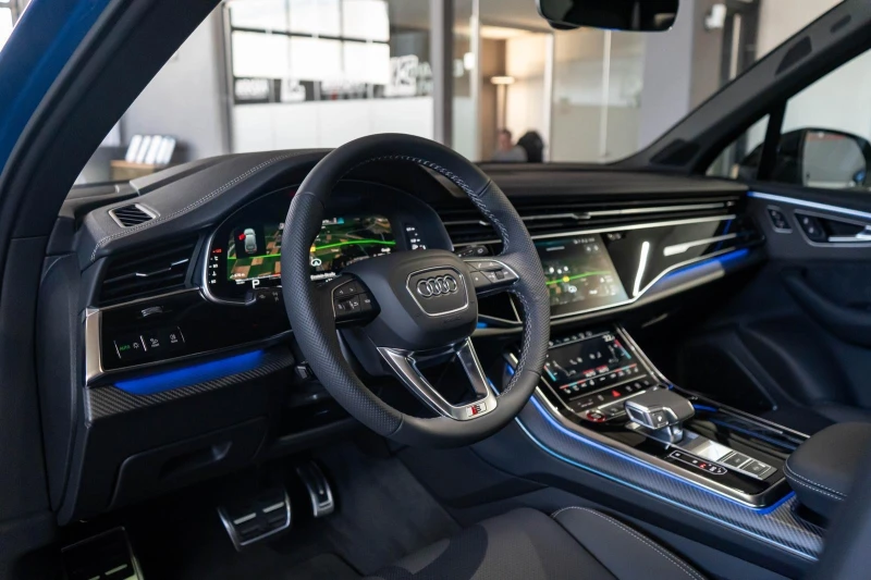 Audi SQ7 FACELIFT/ABT 650HP/CARBON/B&O/PANO/MATRIX/HEAD UP/, снимка 9 - Автомобили и джипове - 51062723