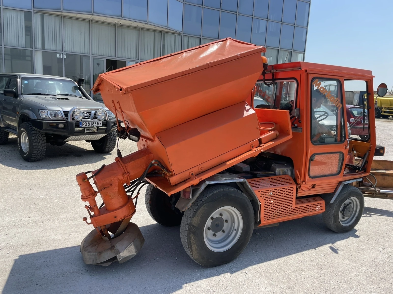 Mercedes-Benz UNIMOG 4x4, Самосвал, Гребло, ,  - изображение 3