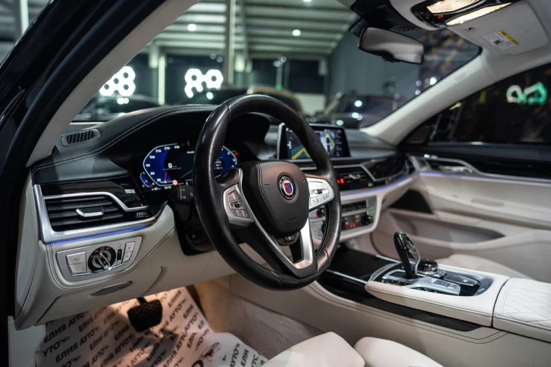 BMW 760 B7 ALPINA INDIVIDUAL ПАНО H&K HUD ЛИЗИНГ 100%, снимка 12 - Автомобили и джипове - 53490336