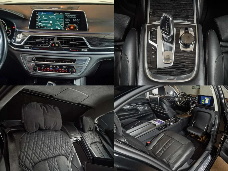 BMW 740 LONG, BOWERS/WILKINS, TABLETS, FULL, снимка 14 - Автомобили и джипове - 53587814