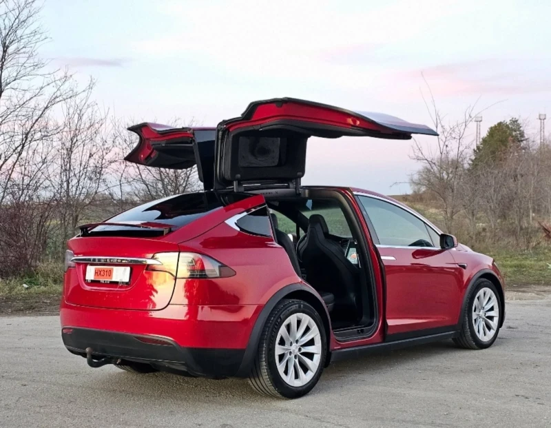 Tesla Model X X90D Гаранция, Безплатно Зареждане, снимка 6 - Автомобили и джипове - 48431381