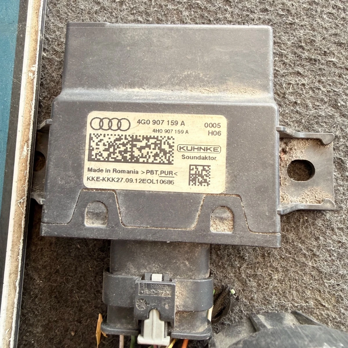 Модул за управление на изкуствения звук на двигателя за Ауди Audi A6 A7 4G C7 4G