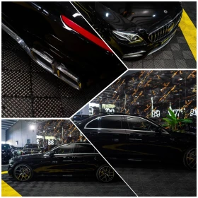 Mercedes-Benz E 220 D FULL AMG LINE LED ПАНО BURM 3XTV ЛИЗИНГ 100%, снимка 17