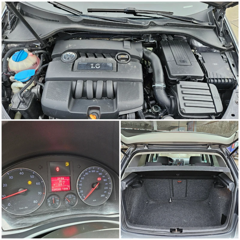 VW Golf 1.6 NAVIGACIA/KLIMA, снимка 16 - Автомобили и джипове - 48647836