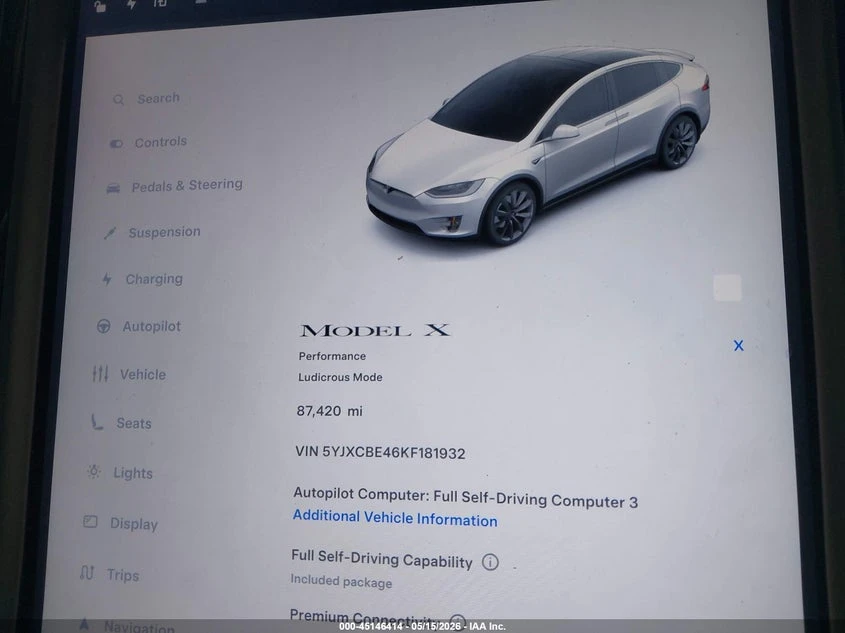 Tesla Model X P100D/Performance, снимка 7 - Автомобили и джипове - 55104339