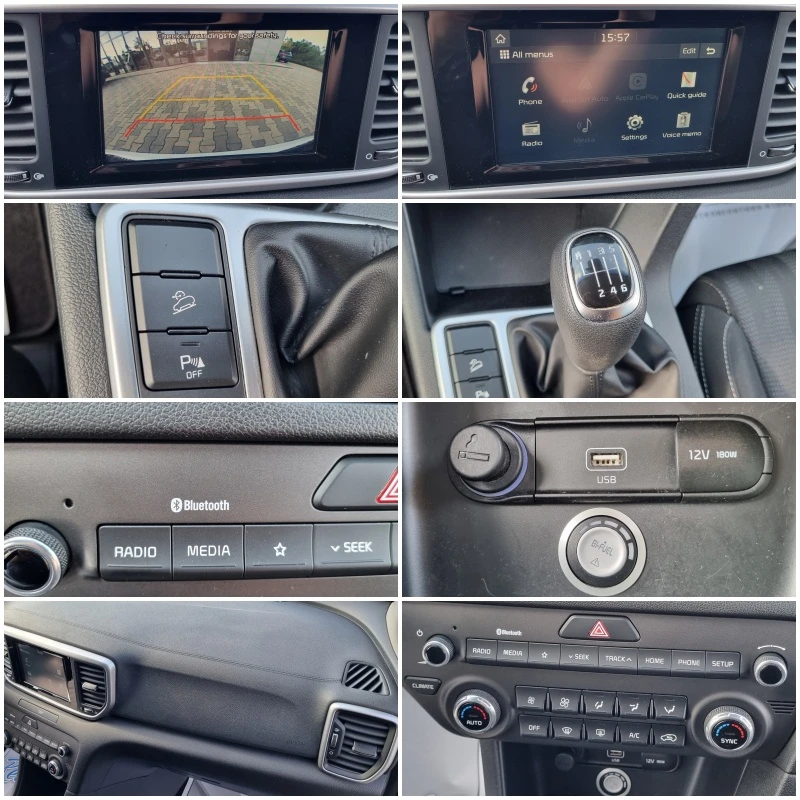 Kia Sportage 1.6 Bi-FUEL= ГАЗ= 132кс-2020г. EURO 6B, снимка 14 - Автомобили и джипове - 54592682