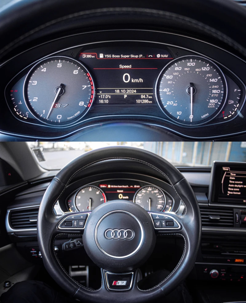 Audi S7 Exclusive, 103к км. Пълна сервизна история, снимка 9 - Автомобили и джипове - 48097795