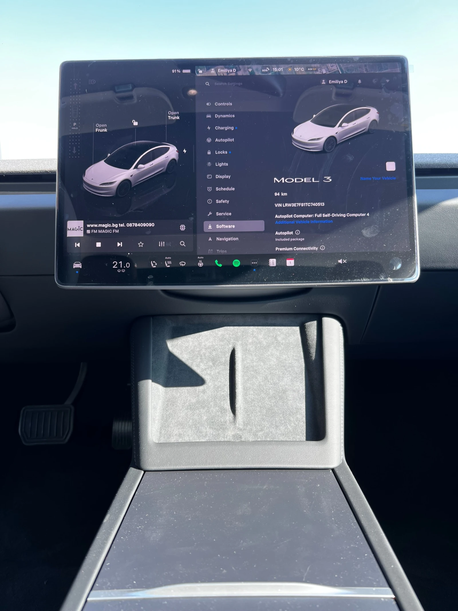 Tesla Model 3 Higland Standart 02/2026 | Mobile.bg � ����������� 15