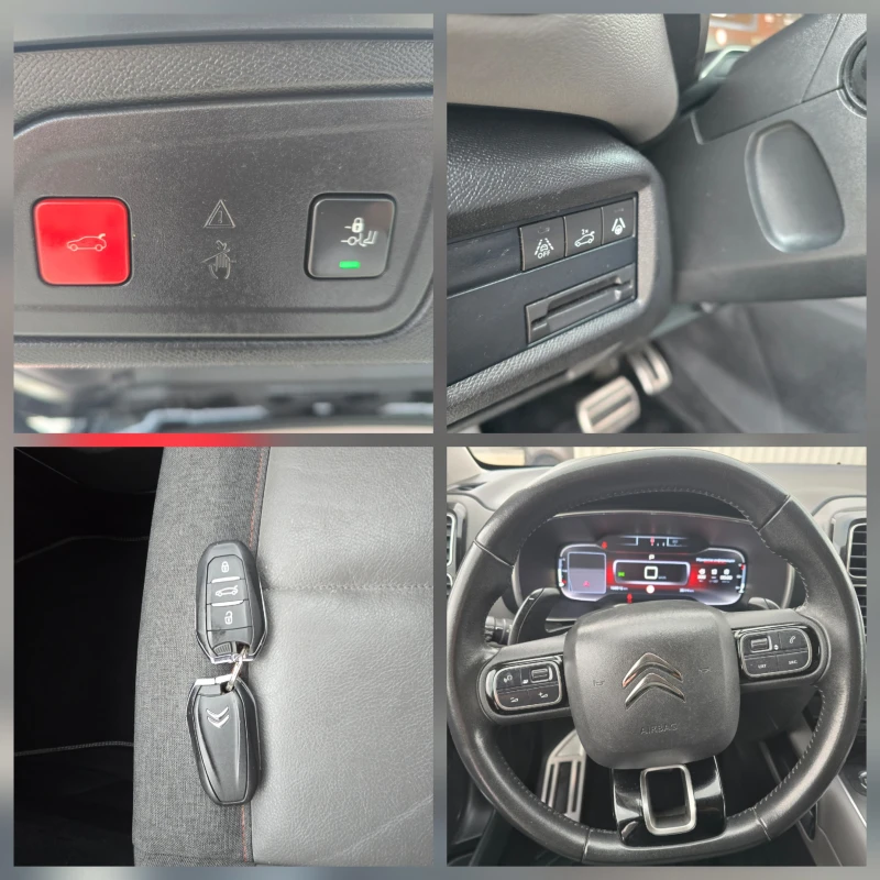 Citroen C5 Aircross 2.0HDI* 8EAT * SHINE * 360 камери , снимка 15 - Автомобили и джипове - 52831624