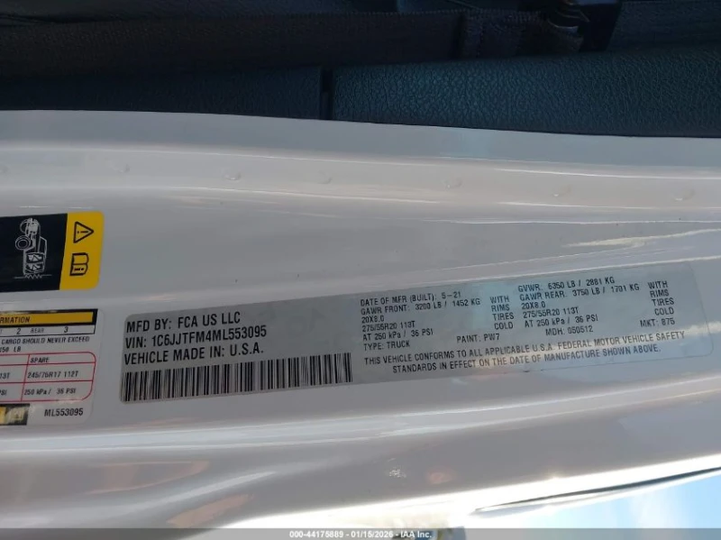 Jeep Gladiator 3l High Altitude 4X4, снимка 9 - Автомобили и джипове - 53587279