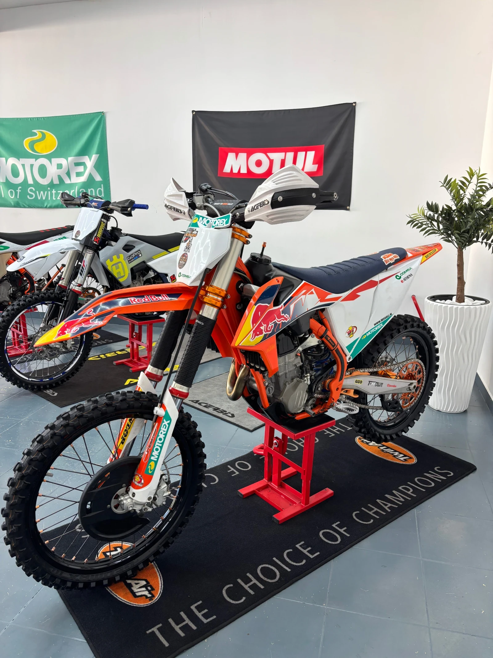 Ktm SX-F 450 Factory Editon/Akrapovic/Тунинг капли/2 режима, снимка 6 - Мотоциклети и мототехника - 55852310