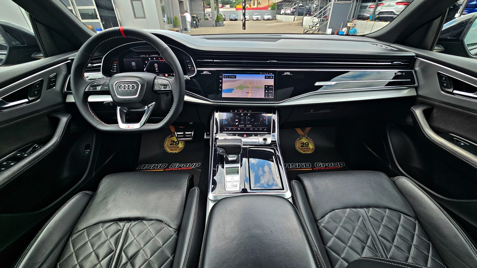 Audi Q8 SQ8/S-LINE/50TDI/DISTR/PANO/3DCAM/ПОДГР/ОБДУХ/LIZI - изображение 9