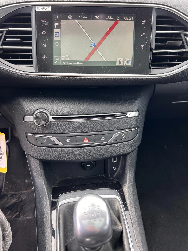 Peugeot 308 1.6HDI NAVI/KAMERA/PANORAMA EURO 6, снимка 13 - Автомобили и джипове - 49847074