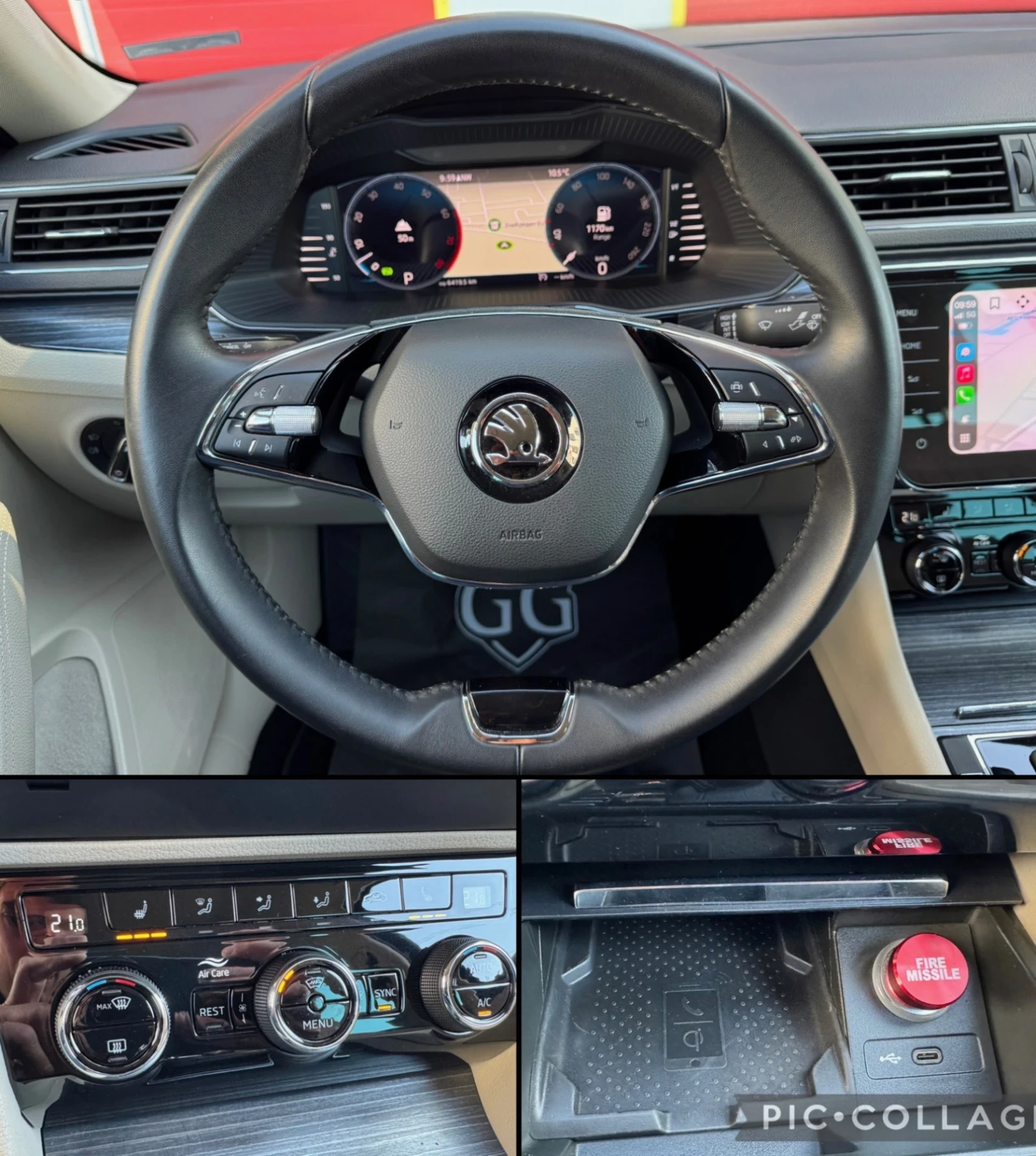 Skoda Superb 1.5* TSI* Digital* 95000km* , снимка 12 - Автомобили и джипове - 54439011