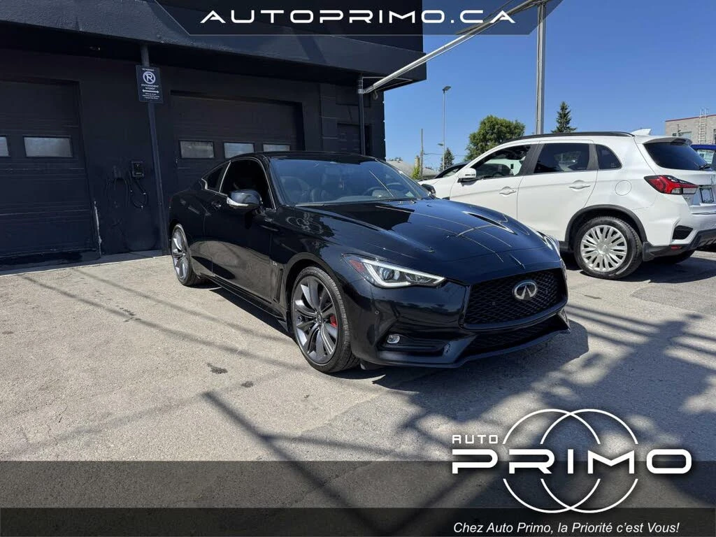 Infiniti Q50 Q60 COUPE RED SPORT 400HP AWD* КОЖА* ПОДГРЕВ* ШИБЕ, снимка 3 - Автомобили и джипове - 54595922