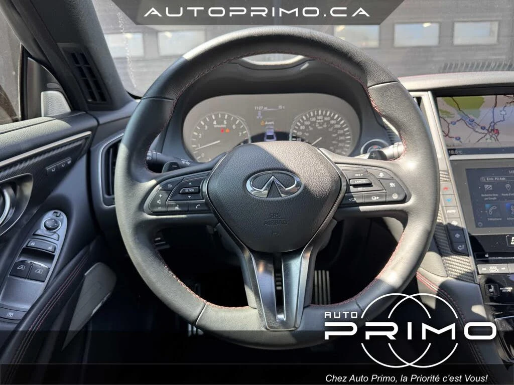 Infiniti Q50 Q60 COUPE RED SPORT 400HP AWD* КОЖА* ПОДГРЕВ* ШИБЕ, снимка 11 - Автомобили и джипове - 54595922