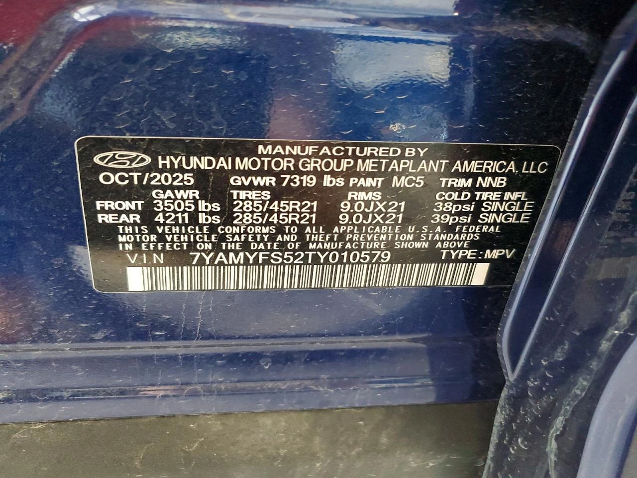Hyundai Ioniq 9 Calligraphy, снимка 13 - Автомобили и джипове - 54624287