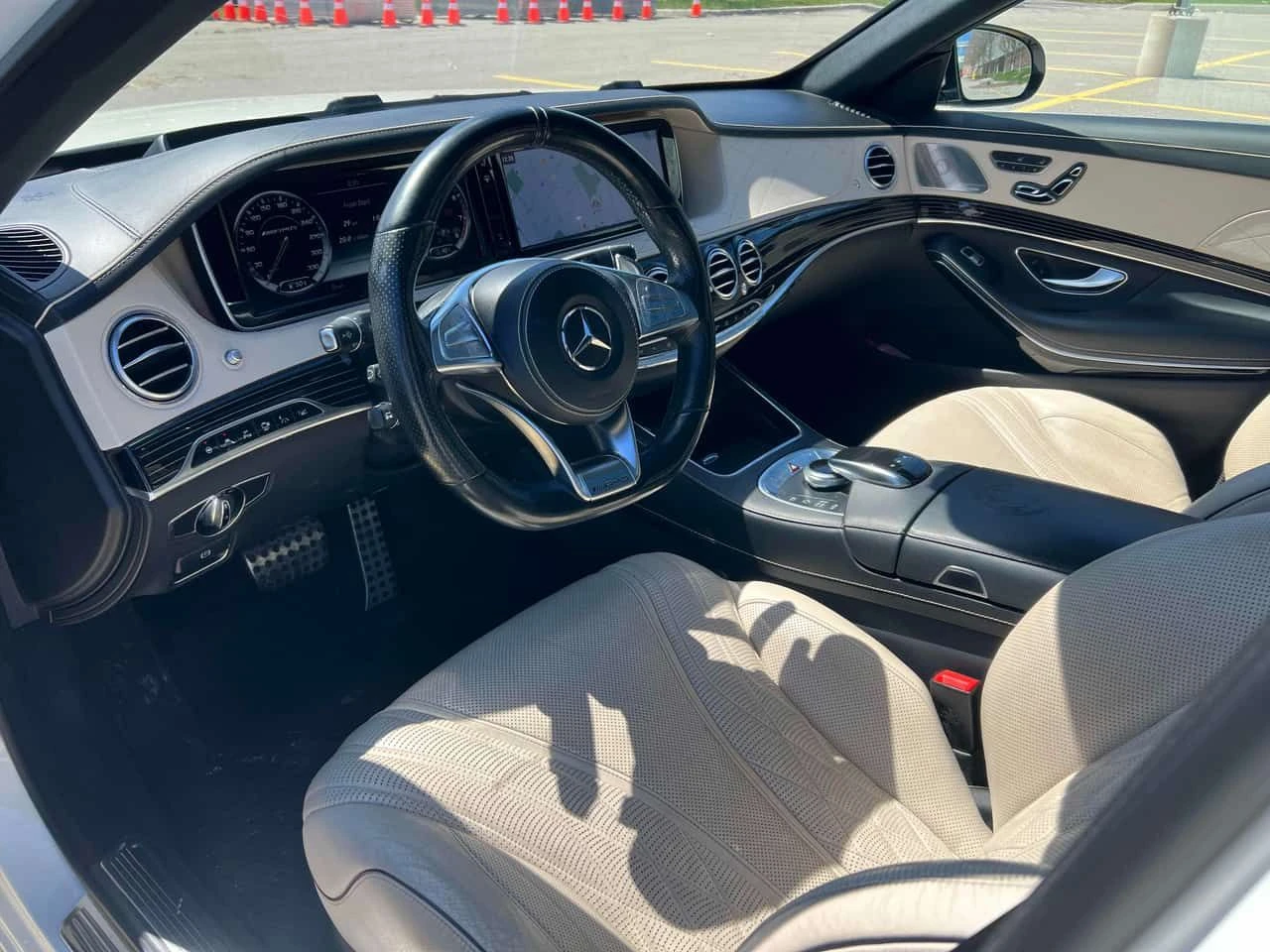 Mercedes-Benz S 63 * DESIGNO * BURMESTER * БЕЗ ИНЦИДЕНТИ * , снимка 9 - Автомобили и джипове - 54978277