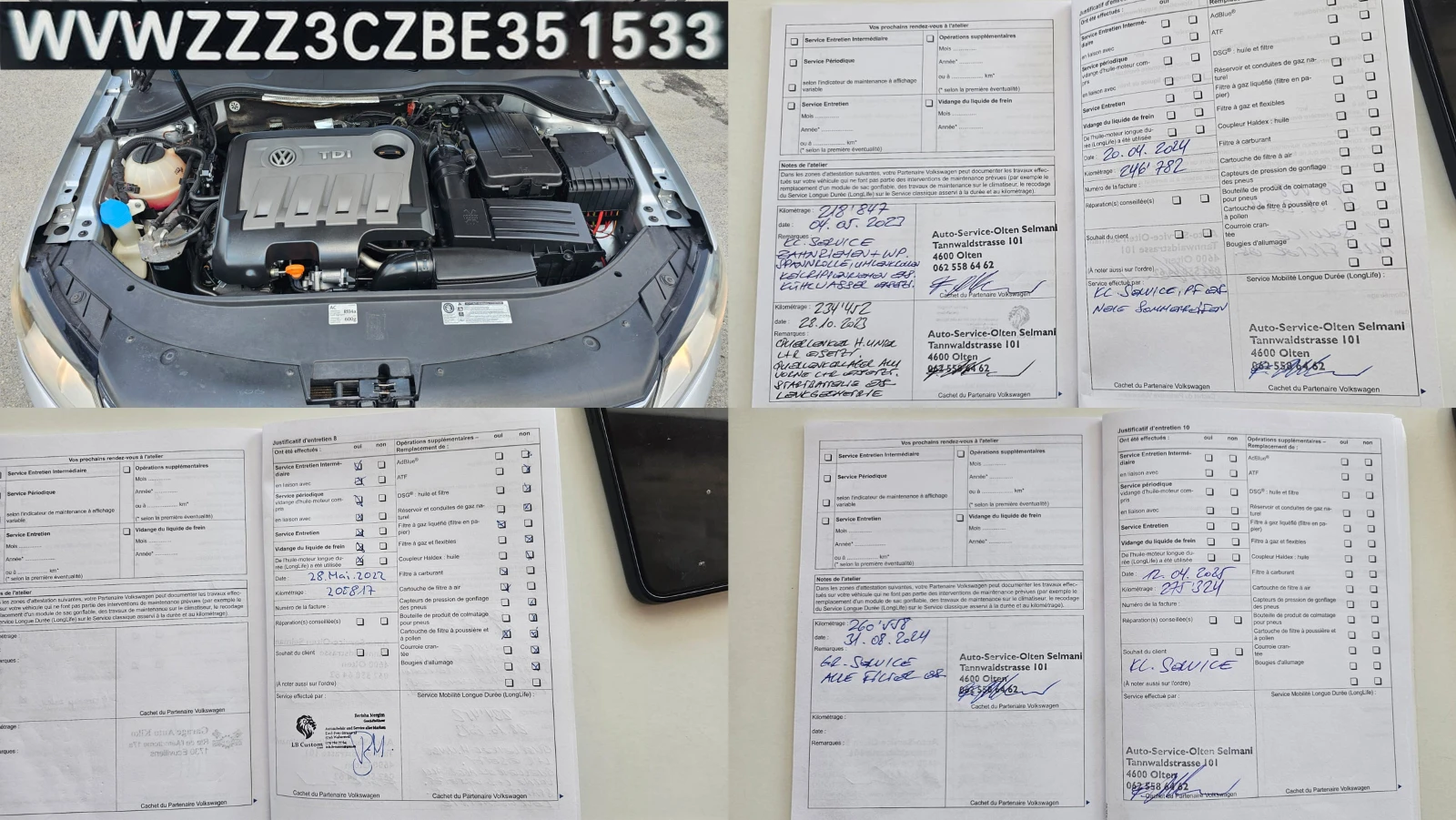 VW Passat 2.0TDi 6DSG 4x4 HighLine CH-8бр. ДЖАНТИ-ИСТОРИЯ, снимка 16 - Автомобили и джипове - 55157044