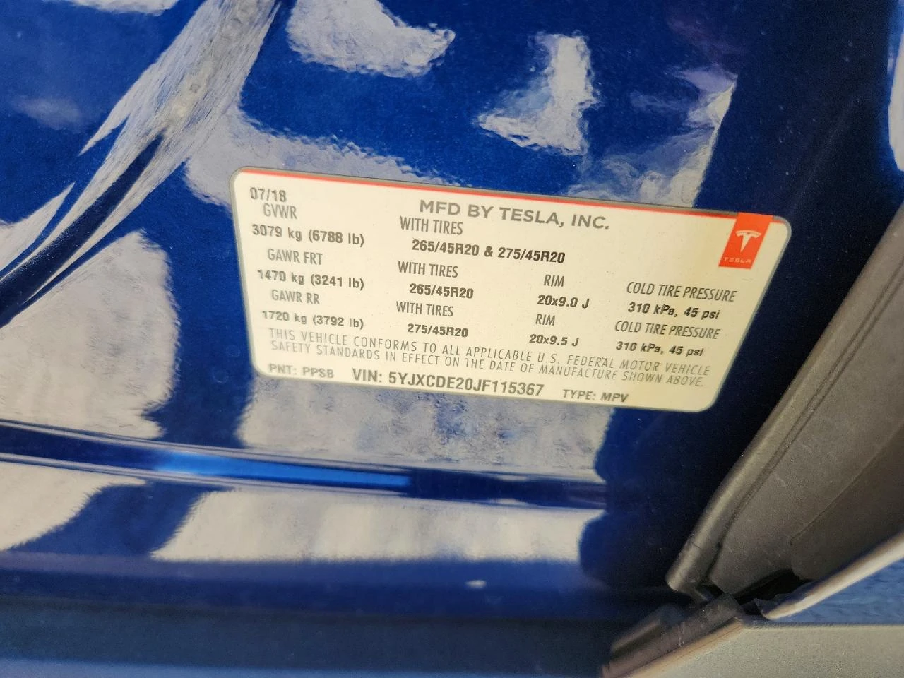 Tesla Model X, снимка 13 - Автомобили и джипове - 56525925