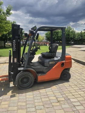 Мотокар Toyota Бензинов, 20тон, виличен изравнител., снимка 3