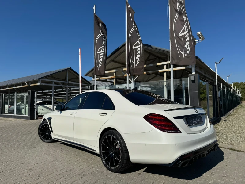 Mercedes-Benz S 500 LONG#BRABUS#PANO#NIGHTVIS#3D-BURM#360* CAM, снимка 3 - Автомобили и джипове - 47599673