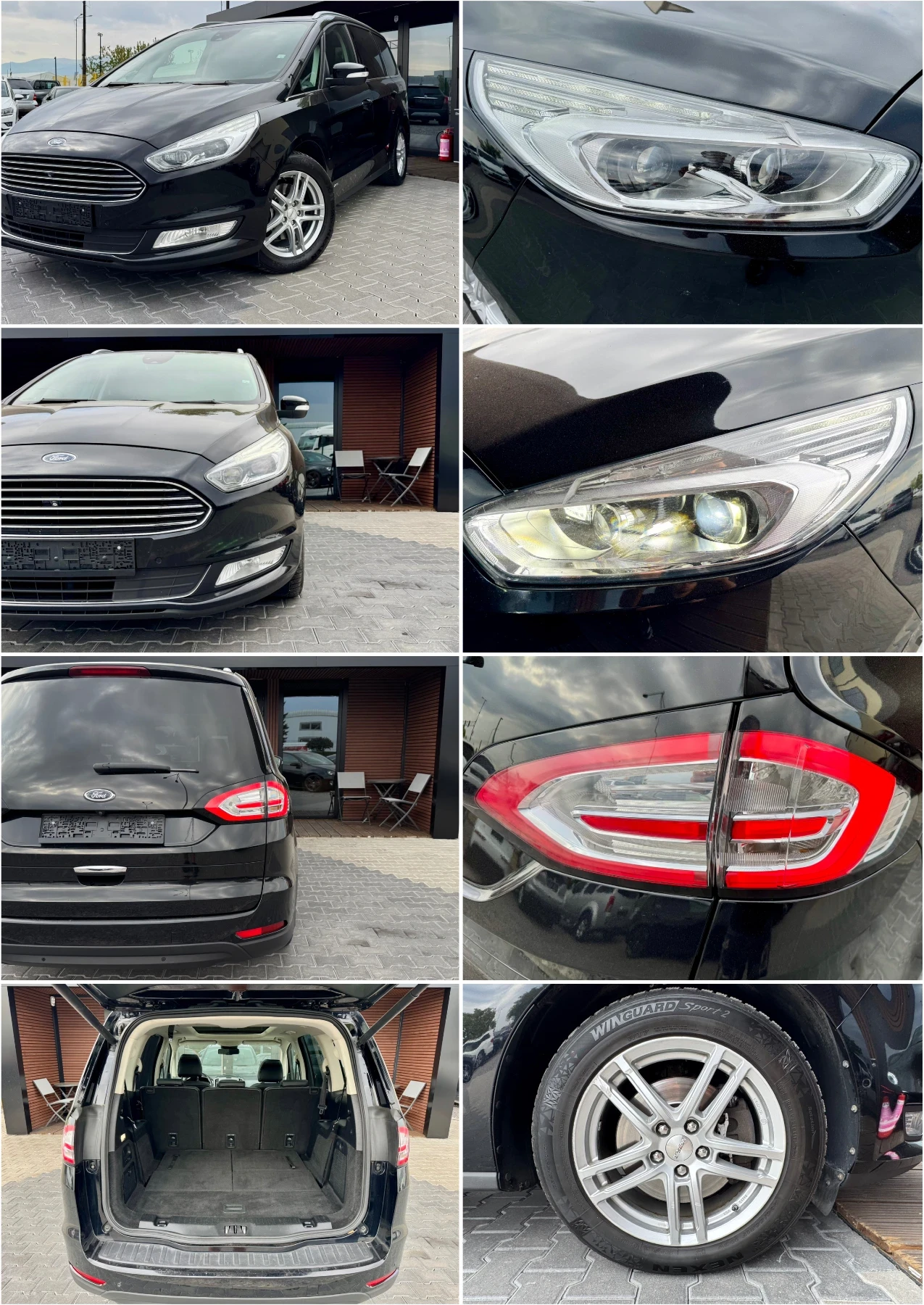 Ford Galaxy Face* 4X4* 6+ 1* Панорама* Памет* Sony* , снимка 7 - Автомобили и джипове - 56192603