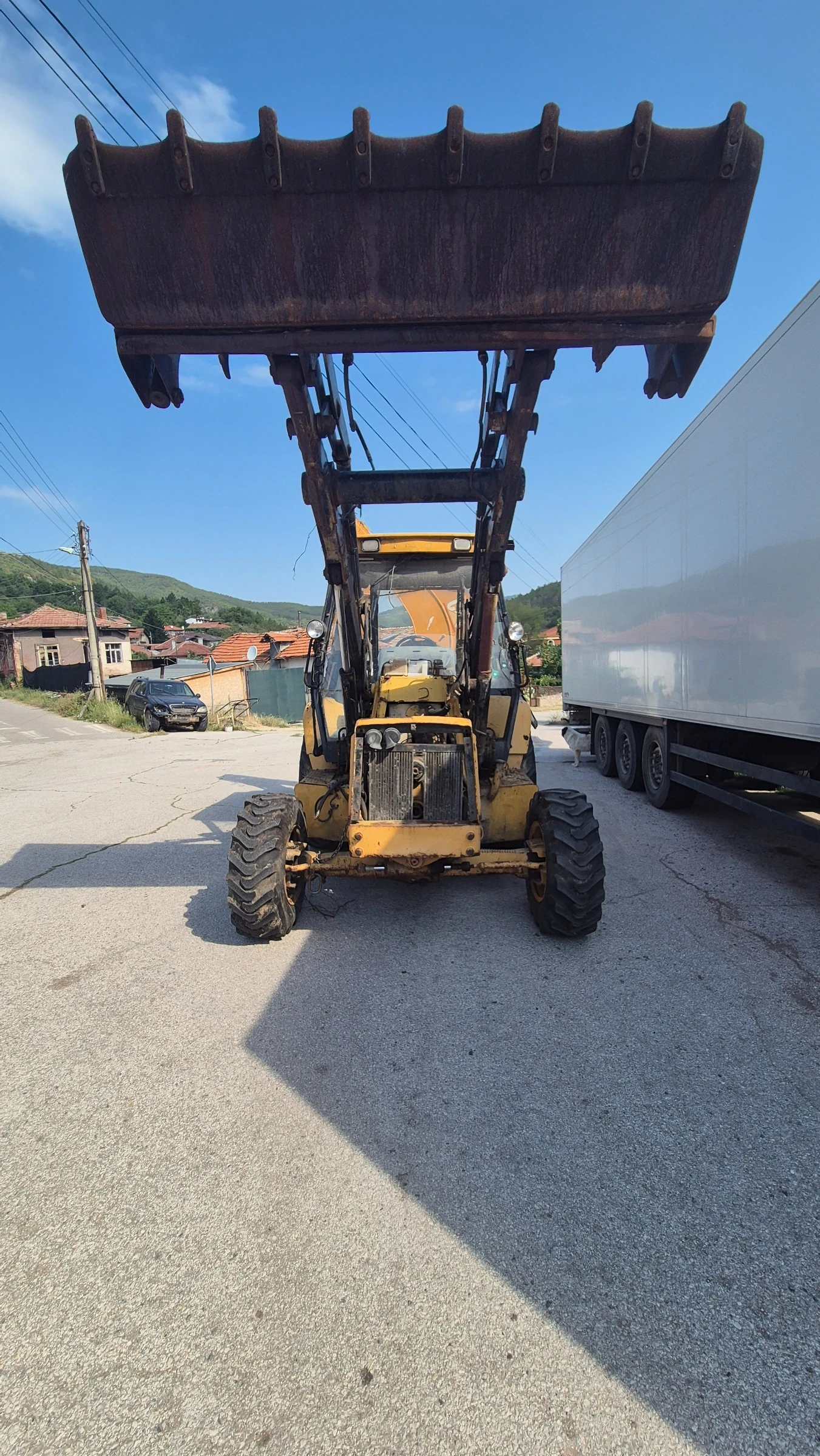 Багер Cat 428C, снимка 3 - Индустриална техника - 55435804
