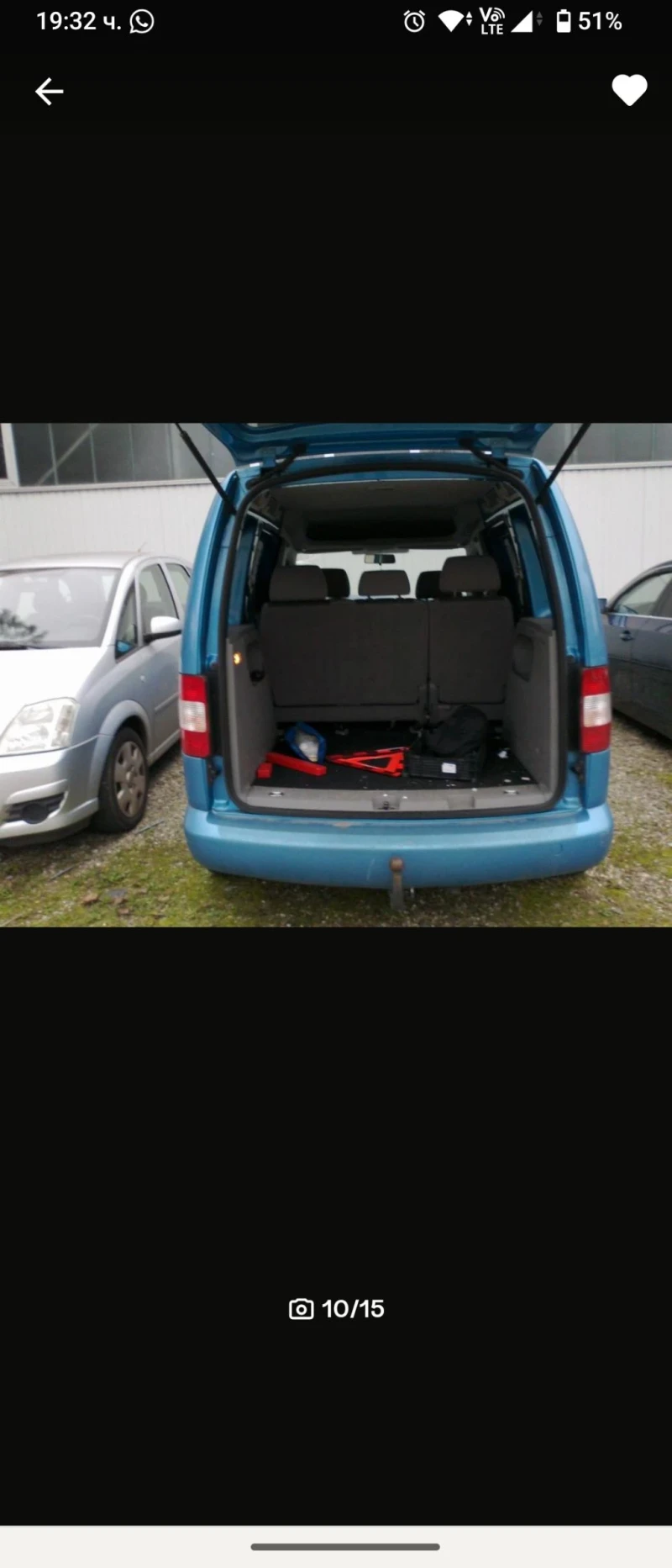 VW Caddy 1.4 бензин на ЧАСТИ , снимка 7 - Автомобили и джипове - 52190978